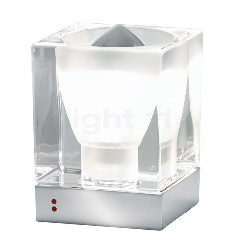 Fabbian Cubetto Tafellamp, transparant - E14 (Tafellampen), Huis en Inrichting, Lampen | Tafellampen, Nieuw, Verzenden