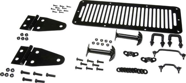 Kentrol 78-95 Jeep CJ/Wrangler YJ Hood Kit - Powdercoat, Auto-onderdelen, Carrosserie en Plaatwerk, Ophalen of Verzenden