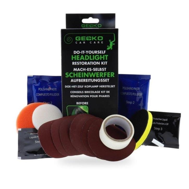 Gecko Headlight restoration kit, Motoren, Accessoires | Onderhoudsmiddelen, Verzenden