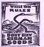 1941 U.S. 5c Tarief postzegel: koop geen Duitse goederen..., Verzenden