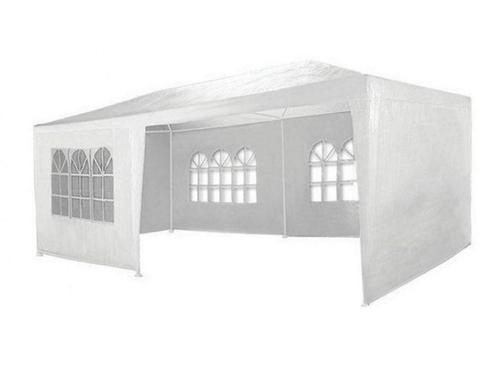 Partytent paviljoentent waterdicht wit 3Mx6Mx2.5M, Huis en Inrichting, Woonaccessoires | Overige, Zo goed als nieuw, Verzenden