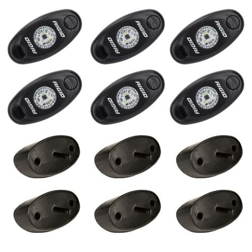 Rigid Industries Rock Light Kit- Amber (6 lights) - 400293, Auto diversen, Tuning en Styling, Ophalen of Verzenden