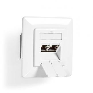 RJ45 wandcontactdoos | FTP | Nedis, Computers en Software, Pc- en Netwerkkabels, Nieuw, Verzenden