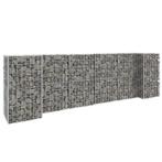 vidaXL Gabion plantenbak H-vormig 260x40x80 cm staaldraad, Tuin en Terras, Bloembakken en Plantenbakken, 100 cm of meer, Verzenden