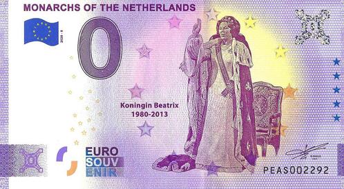 0 euro biljet Nederland 2020 - Koningin Beatrix, Postzegels en Munten, Bankbiljetten | Nederland, Verzenden