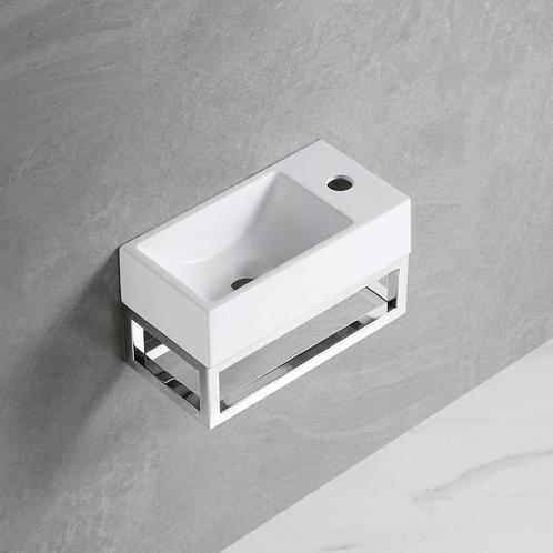 Fonteinset Best Design R-Line Chrome L&R Met Frame en, Doe-het-zelf en Verbouw, Sanitair, Overige typen, Nieuw, Chroom, Ophalen of Verzenden