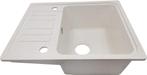 Spoelbak - Wasbak - Keuken - Graniet - 76x22x46 cm - Beige -, Verzenden, Zo goed als nieuw