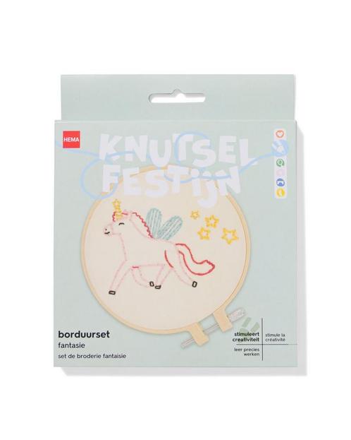 HEMA Borduurset eenhoorn, Hobby en Vrije tijd, Breien en Haken, Nieuw, Verzenden