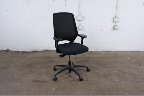 Drabert | Bureaustoel | Zwart | Mesh | Schuifzitting | BS352, Huis en Inrichting, Bureaus, Gebruikt, Verzenden
