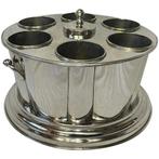 Wijnkoeler - Verzilverd - Art Deco wijnkoeler, Antiek en Kunst, Curiosa en Brocante