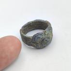 Oud-Khmer Brons Ring met Yoni- en, Antiek en Kunst