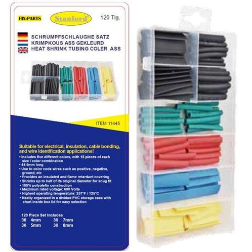StahlKaiser Krimpkous Set - 120-delig - 5 Kleuren - Hitte..., Auto-onderdelen, Elektronica en Kabels, Nieuw, Ophalen of Verzenden