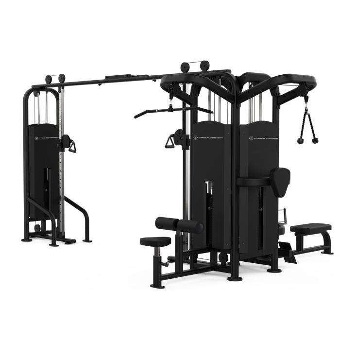 Titanium Strength Black Series | 5 Stations, Sport en Fitness, Fitnessmaterialen, Nieuw, Verzenden