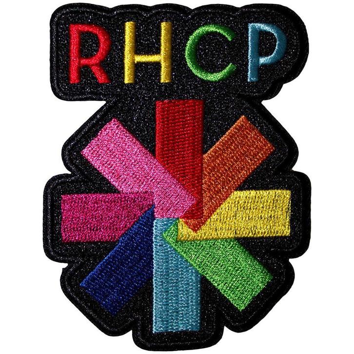Red Hot Chili Peppers Rainbow Asteriks Patch off. merch., Verzamelen, Muziek, Artiesten en Beroemdheden, Kleding, Nieuw, Ophalen of Verzenden