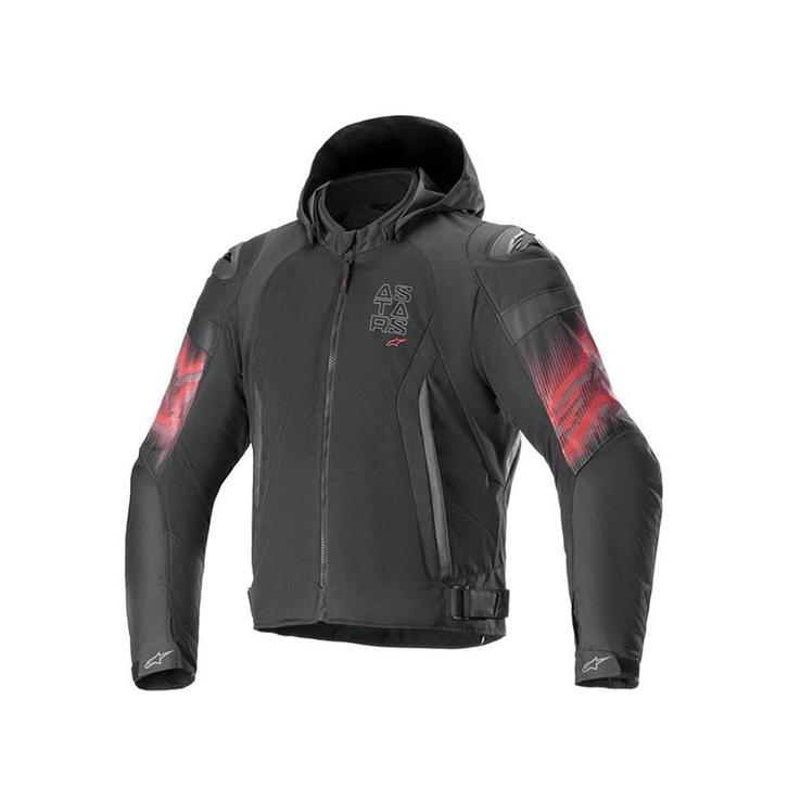 Alpinestars Zaca Air Venom WP Jas Zwart Helderrood, Motoren, Kleding | Motorkleding, Heren, Nieuw met kaartje, Jas | textiel, Verzenden