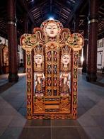 Large Balinese Temple Relief Panel - H105cm-W6,5Kg -, Antiek en Kunst, Kunst | Niet-Westerse kunst