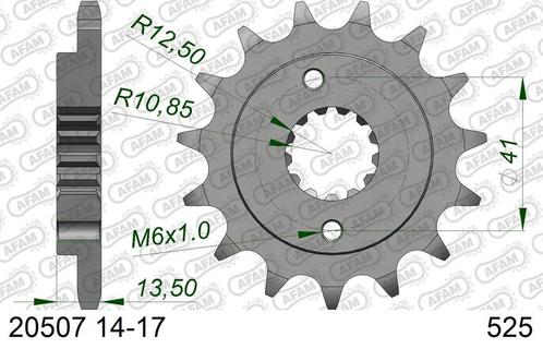 AFAM voortandwiel 15 tands voor 525 ketting, Motoren, Onderdelen | Overige, Nieuw, Verzenden
