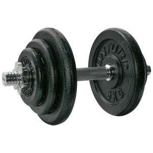 Tunturi Dumbbellset | Halterset | Totaal 20 kg | 1 stang, Sport en Fitness, Fitnessmaterialen, Dumbbell, Nieuw, Verzenden
