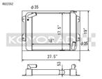 Koyo 70-78 Datsun 240/260/280Z (MT) Radiator - R022352, Ophalen of Verzenden, Nieuw