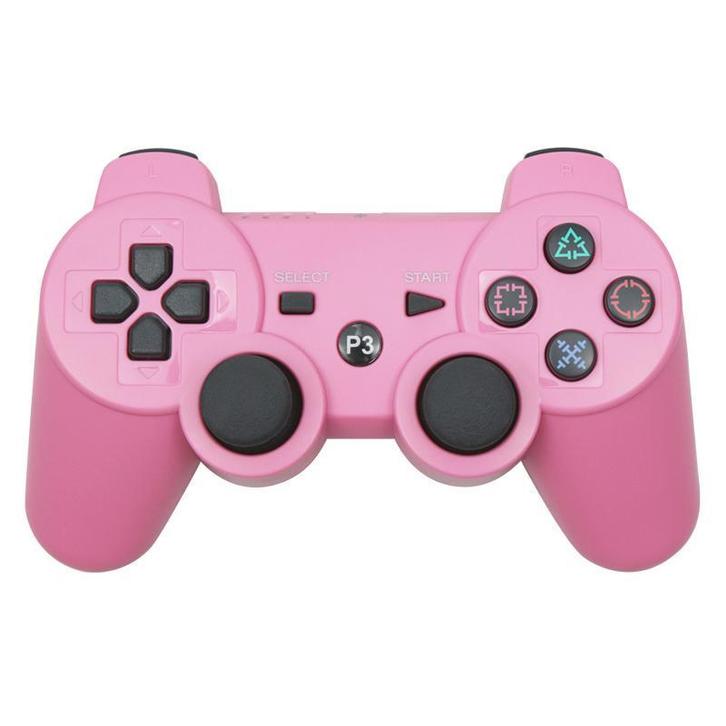 PS3 Controller Wireless Roze (Third Party) (PS3 Accessoires), Spelcomputers en Games, Spelcomputers | Sony PlayStation 3, Zo goed als nieuw
