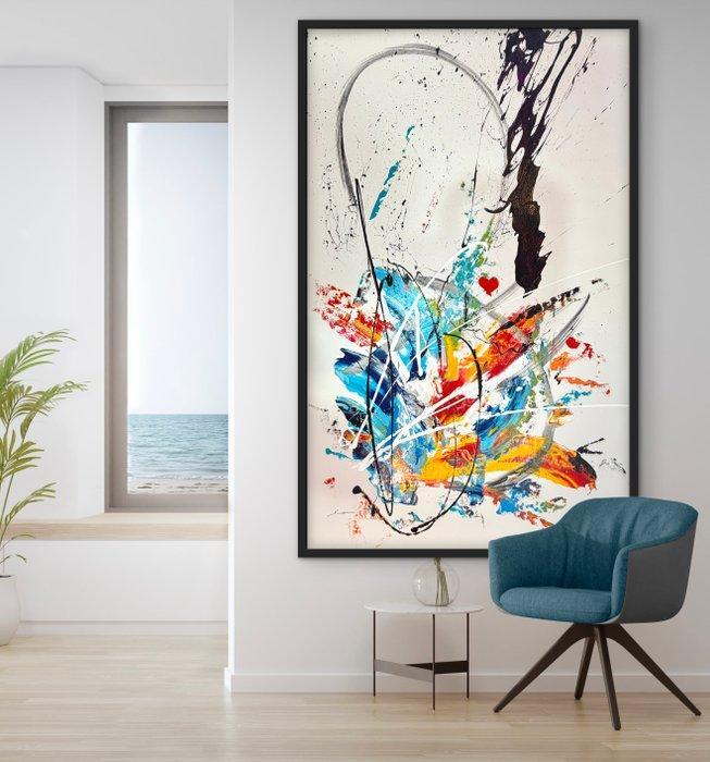 Michele Socionovo - XXL. Come il brivido di star con te, Antiek en Kunst, Kunst | Schilderijen | Modern