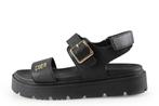 Tommy Hilfiger Sandalen in maat 36 Zwart | 10% extra korting, Verzenden, Zwart, Sandalen of Muiltjes, Gedragen