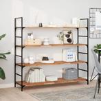 vidaXL Wandschap zwevend olieafwerking 140x40x2 cm massief, Huis en Inrichting, Woonaccessoires | Wandplanken en Boekenplanken