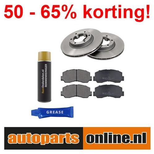 Remschijven + Remblokken Mitsubishi Pajero voorzijde, Auto-onderdelen, Besturing, Nieuw, Mitsubishi, Verzenden