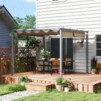 TRUUSK Pergola Ca. 3x3m Tuinpaviljoen Met Magnetisch Pad, Te, Verzenden, Nieuw