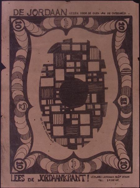 Poster van de Jordaankrant (lijst optie, Posters) (Posters), Verzamelen, Posters, Nieuw, Overige onderwerpen, Met lijst, Verzenden