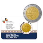Andorra 2 Euro Ibero-Amerikaanse Top 2020 Proof, Verzenden