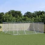 vidaXL Hondenkennel voor buiten 6x6x2 m gegalvaniseerd staal, Dieren en Toebehoren, Verzenden, Nieuw