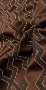 Decoratief jacquardweefsel met geometrische patronen en