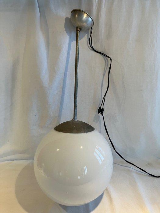 Plafondlamp - Opaline glas, Antiek en Kunst, Antiek | Lampen