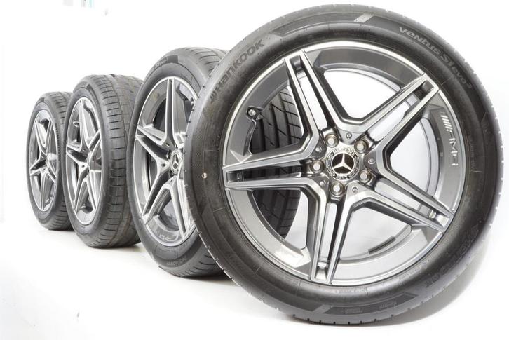 Mercedes S Klasse W223 19 inch AMG velgen +  Zomerbanden Han, Auto-onderdelen, Banden en Velgen, Velg(en), Gebruikt, 19 inch, Zomerbanden
