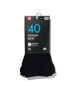HEMA Temp tech panty 40denier zwart, Kleding | Dames, Verzenden, Nieuw, Zwart