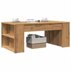 vidaXL Salontafel 102x55x42 cm bewerkt hout artisanaal, Huis en Inrichting, Tafels | Salontafels, Verzenden, Nieuw, Overige houtsoorten