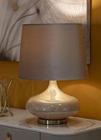 TAFELLAMP PERLY ROND CM Ø 35X50,5, Huis en Inrichting, Lampen | Tafellampen, Ophalen of Verzenden, Nieuw