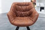 Eetkamerstoel Dutch Comfort Antiek Bruin Met Armleuning -