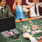 TRUUSK SPORTNOW Pokerkoffer Pokerset, Poker Compleet Set Met, Verzenden, Nieuw