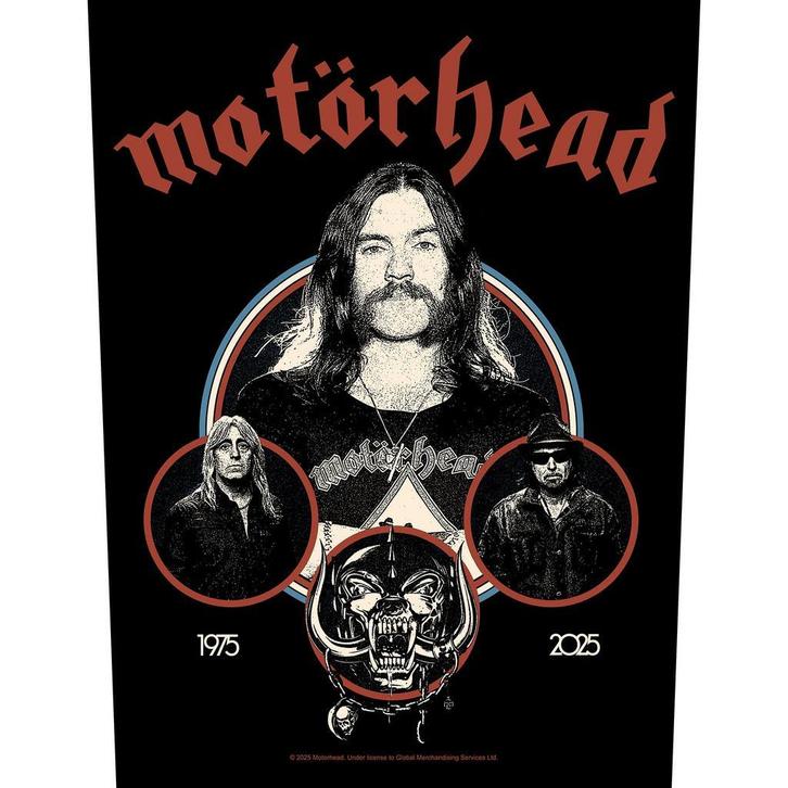 Motörhead 50 - Rugpatch officiële merchandise, Verzamelen, Muziek, Artiesten en Beroemdheden, Kleding, Nieuw, Ophalen of Verzenden
