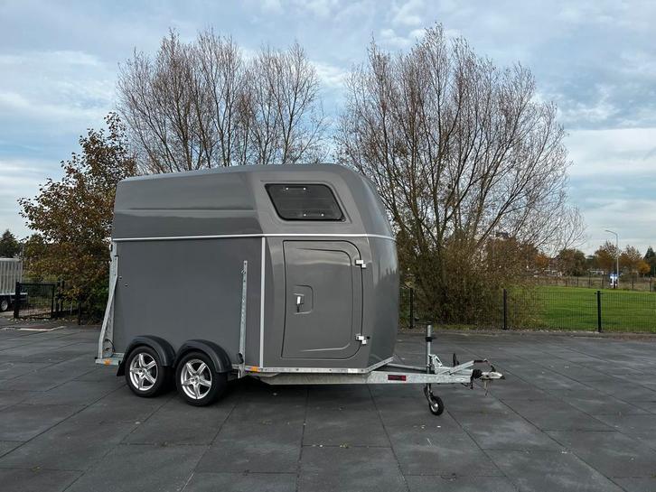 Atec 2-paards paardentrailer UNIEK! ZGAN!! BJ 2018, Dieren en Toebehoren, Paarden en Pony's | Trailers en Aanhangwagens, 2-paards trailer