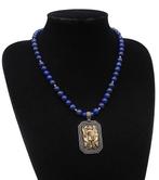 Lapis lazuli - Collier - Aartsengel Michael - Bescherming, Antiek en Kunst