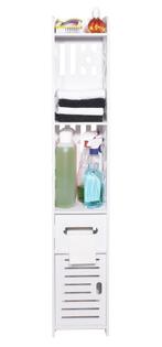 Badkamerkast compact 5 planken voor babyproducten en badk..., Huis en Inrichting, Badkamer | Badkamermeubels, (Half)hoge kast