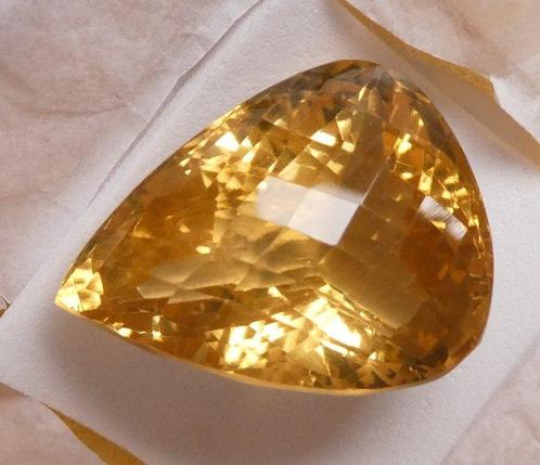 Zonder Minimumprijs Citrien - 36.64 ct - Instituto, Sieraden, Tassen en Uiterlijk, Edelstenen