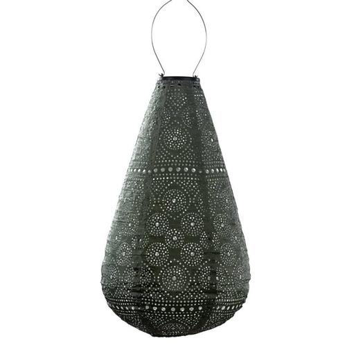 Solar Lampion Drop - Spectare Sage Green - 28 cm, Tuin en Terras, Buitenverlichting, Waterbestendig, Led, Zonne-energie, Minder dan 50 watt