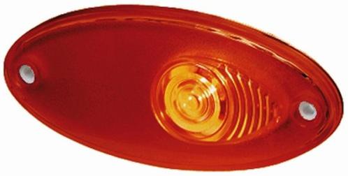 Hella Markering Ovaal Inbouw Rood, Caravans en Kamperen, Kampeeraccessoires, Nieuw