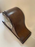 Schouwpendule - Glas, Messing, Eikenhout - 1930-1940, Antiek en Kunst, Antiek | Klokken