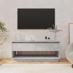 vidaXL Tv-meubel 102x41x44 cm bewerkt hout betongrijs, Huis en Inrichting, 100 tot 150 cm, Verzenden, Nieuw, Minder dan 100 cm