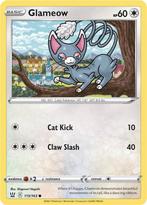 Glameow 115/163 Battle Styles, Hobby en Vrije tijd, Verzamelkaartspellen | Pokémon, Ophalen of Verzenden, Nieuw, Losse kaart, Foil